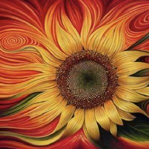 *SALE* 4/$20‎ Groovy Sunflower Diamond Painting